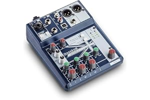 Soundcraft Notepad-5 Small-Format Analog Mixing Console with USB I/O, 5-channel mixer (