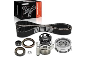 A-Premium Engine Timing Belt Kit with Water Pump Compatible with Volkswagen Jetta 1999-2008/2011-2015, Golf 1999-2006, Beetle