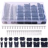 Glarks 1940Pcs 2.5mm Pitch 2/3/4/5/6/7/8/9 Pin Male