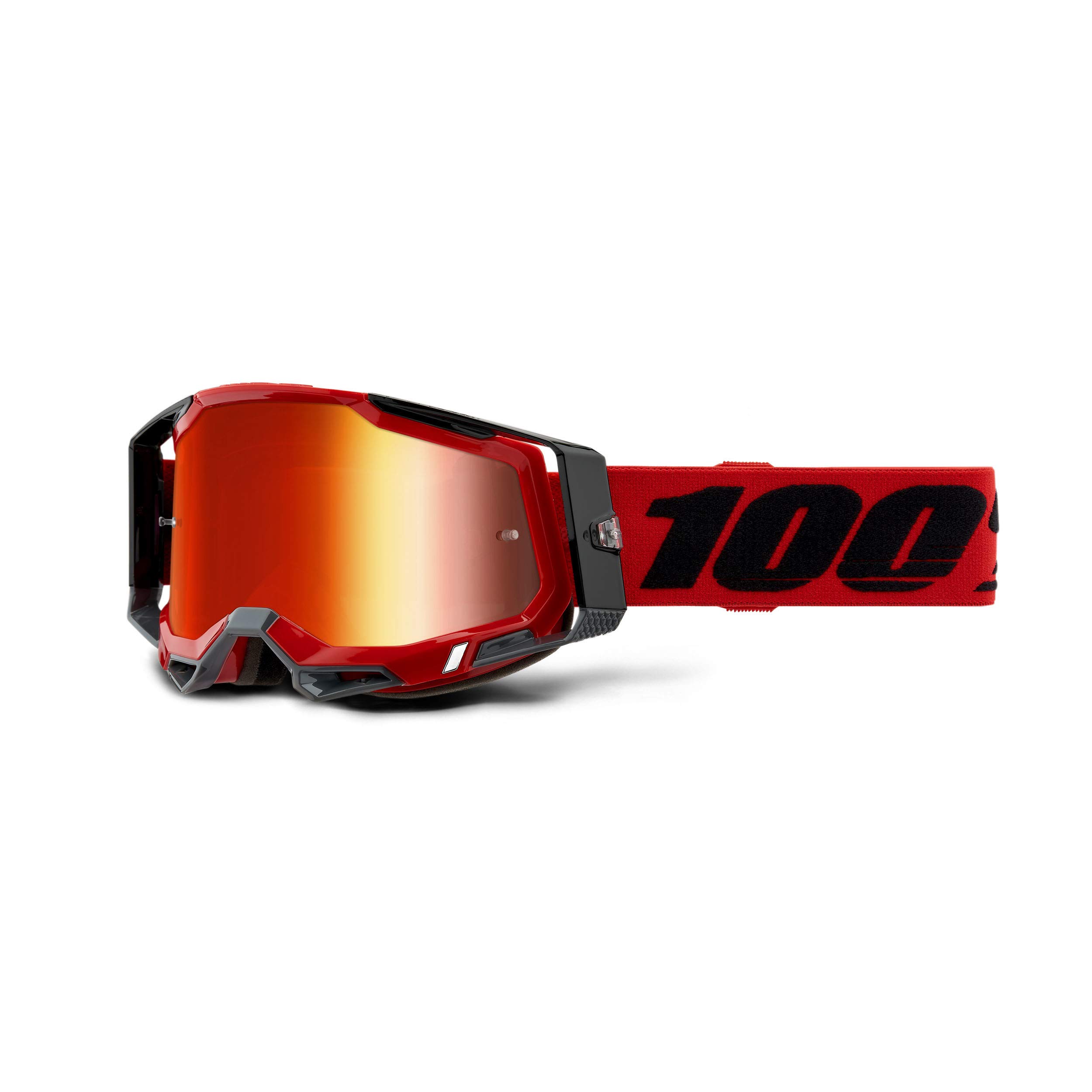 RACECRAFT 2 Goggle Red - Mirror Red Lens