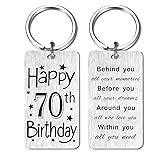HYHYDHP Happy 13th 16th 18th Birthday Keychain - 20th 25th 30th 35th 50th 60th Birthday Gifts Ideas