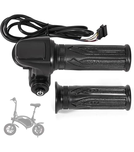 thumbnail image 2 of KH-DX 36V EBike Throttle Grip Replacement, W/LCD Voltage Display 2 of 9
