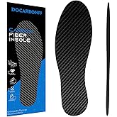 Carbon Fiber Insole 1 Piece, Rigid Carbon Fiber Shoe Insert for Arthritis,Turf Toe, Hallux Limitus, Rigidus, Foot Fractures, Mortons Neuroma Graphite Insole, Alternative to Post Op Shoe