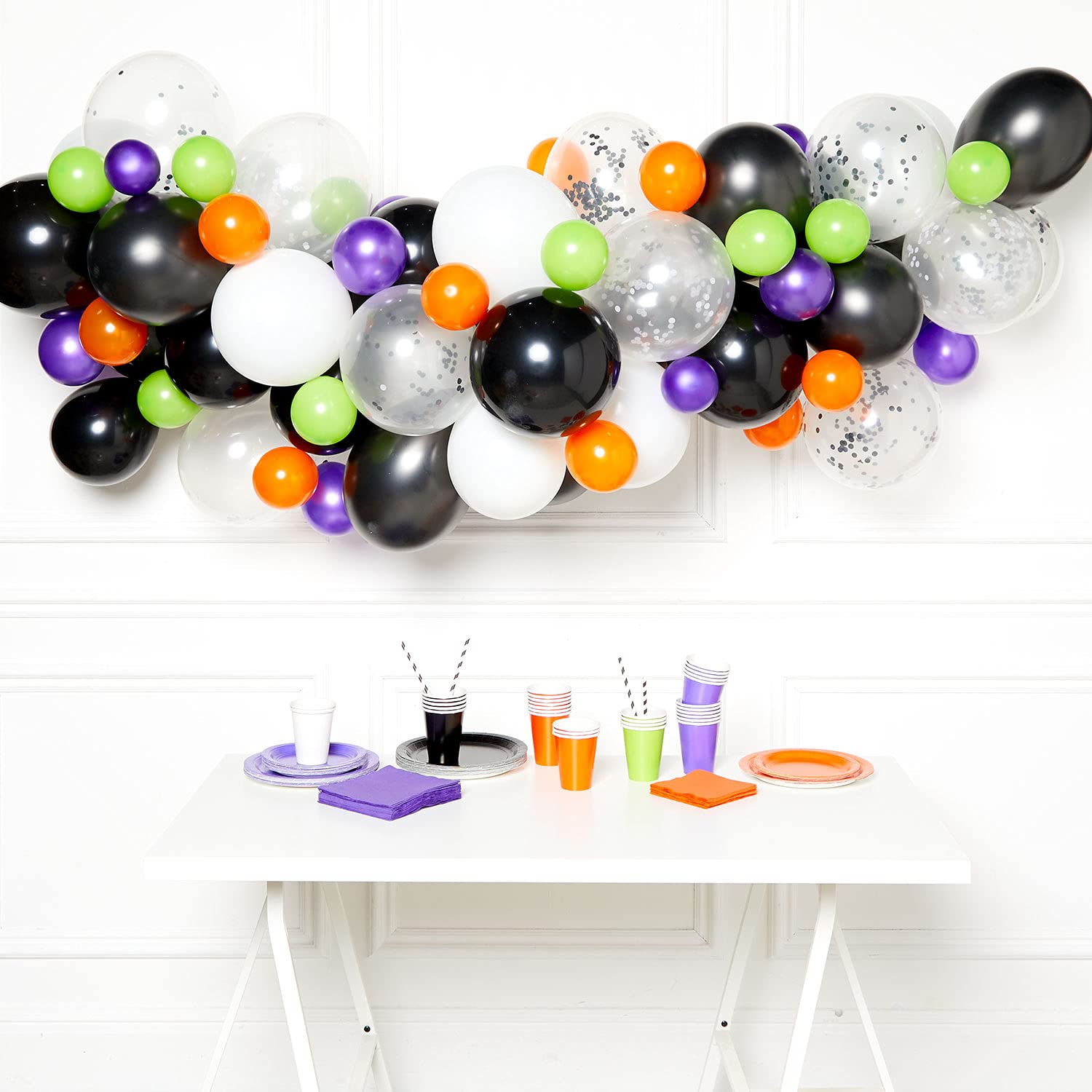 Amscan 9911773 - Halloween DIY Latex Balloon Arch Garland Kit - 70 Pieces