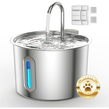 2 gallon dog water bowl Dog Water Fountain for Large Dog, 2.6 Gallon  PetNF