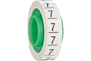 3M ScotchCode Wire Marker Tape Refill Roll SDR-7, 10 Rolls of "7"