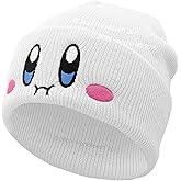 JILANI HANDICRAFT Kid-by Beanie Cute Anime Hat Kawaii Accessories Beanie Slouchy Embroided Face Knit Hats for Adult