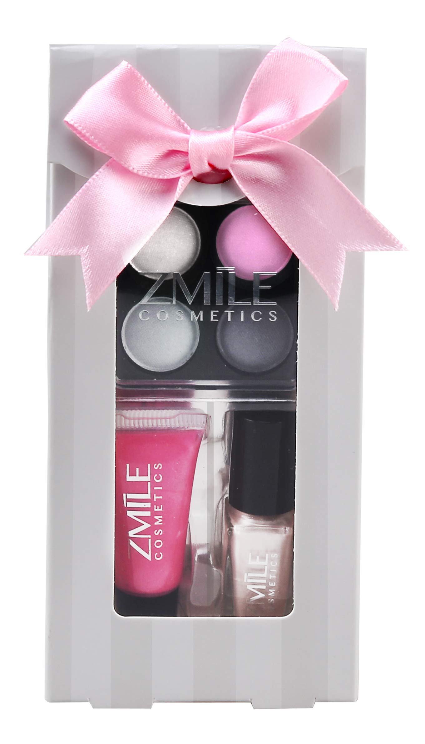 Makeup Beauty Gift Bag Zmile Every Day Cosmetic Lipgloss & Eyeshadow Set
