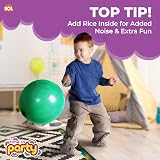 Jaunty Partyware 25 Large Punch Balloons Assorted Colours 12in Easy Inflate view 6