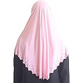 Modest Beauty Instant Hijab Scarf for Women Muslim Women Clothing Headscarf for Girls with Czech Rhinestone
