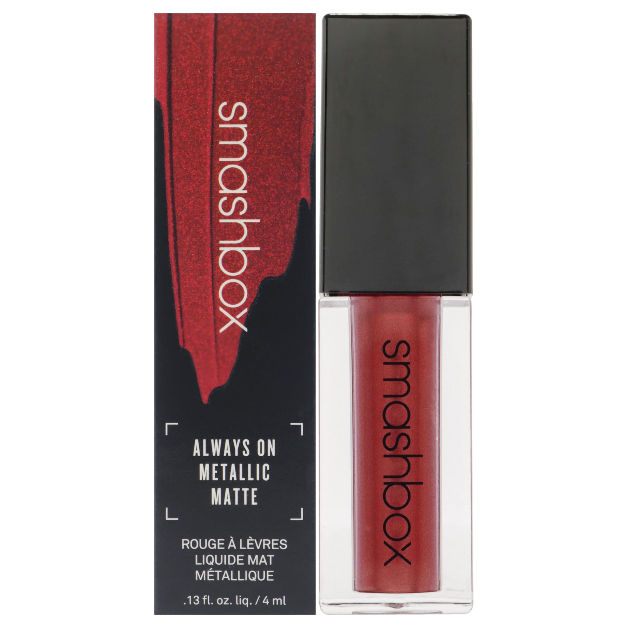 SmashBox Always On Metallic Matte Liquid - Hot Damn For Women 0.13 oz Lipstick