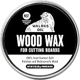 WALRUS OIL - Wood Wax, 3 oz Can, FDA Food-Safe, Cutting Board Wax and Board Cream