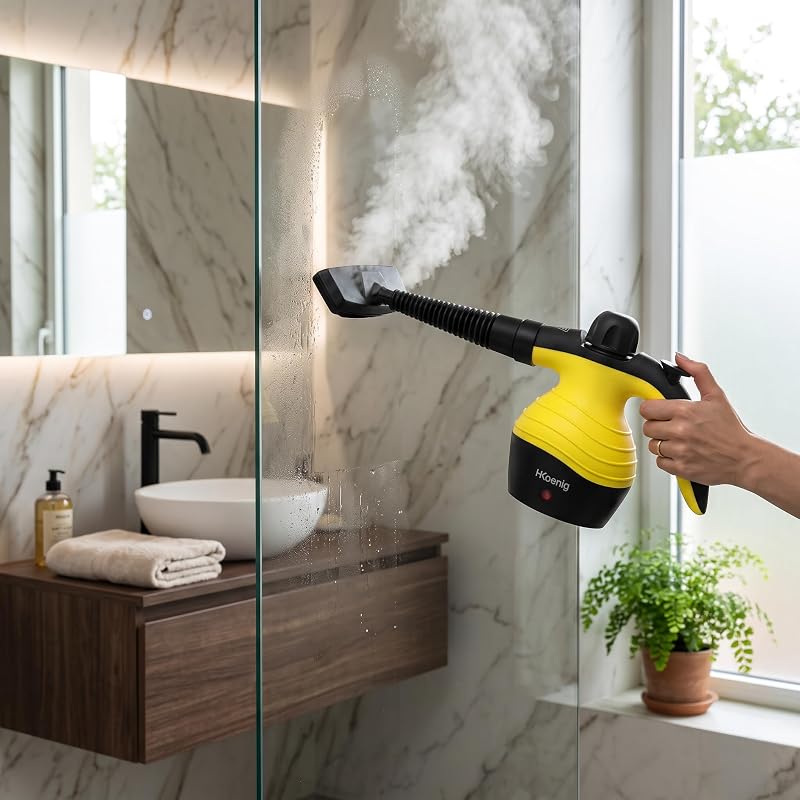 Handdampfreiniger 4,2 bar NV60, 250 ml, Tragbar, Tragbar, Kompakt, Ergonomisch, Leistungsstark 1000W, 6 Mehrzweckzubehör — Foto 2 von 8