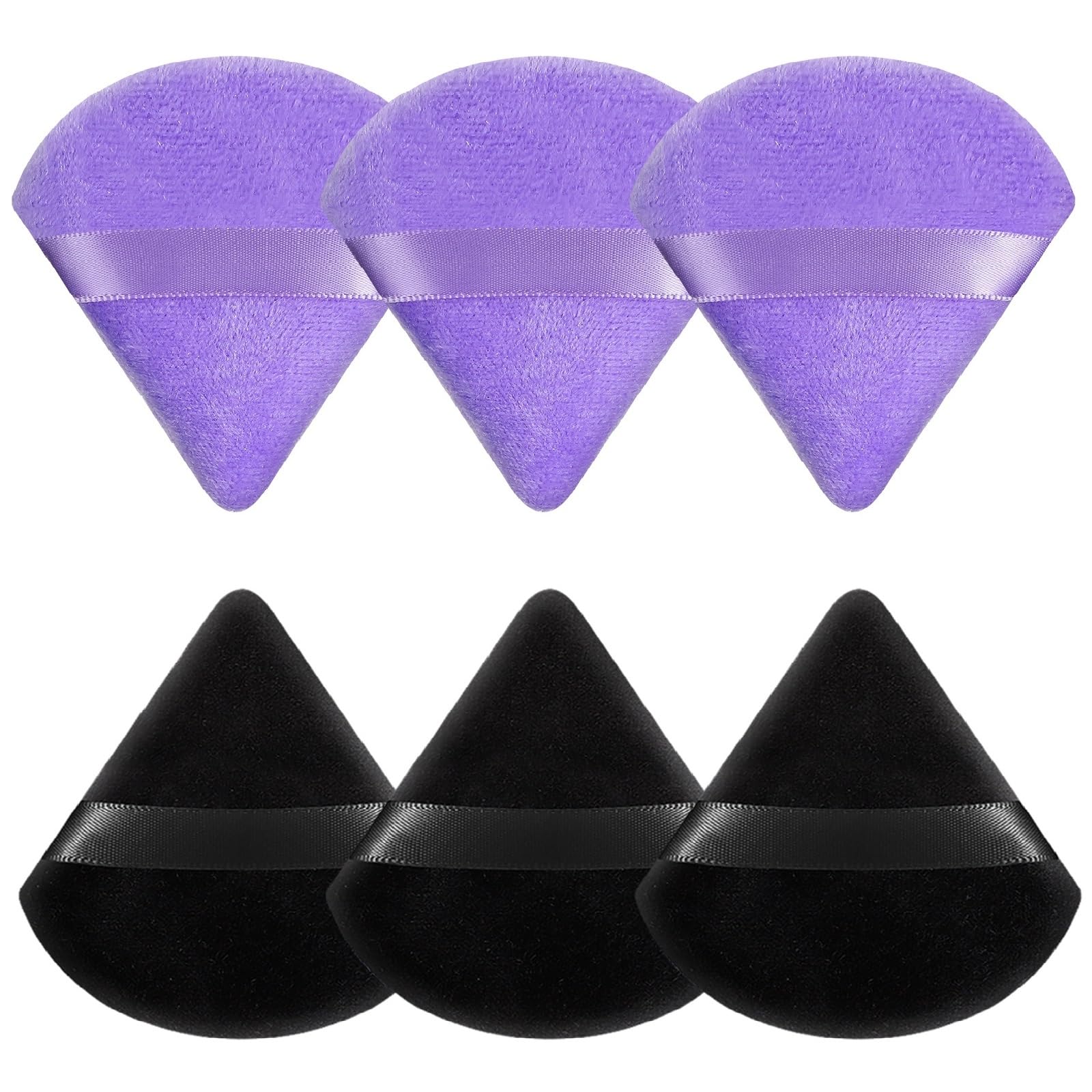 Pimoys 6 Pieces Powder Puff Face Soft Triangle for