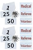 UISKOOPW Tyvek Race Bibs Running Numbers with