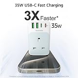 toomke UK to Australia Plug Adapter 5 in 1 USB C 35W PD Type I view 2