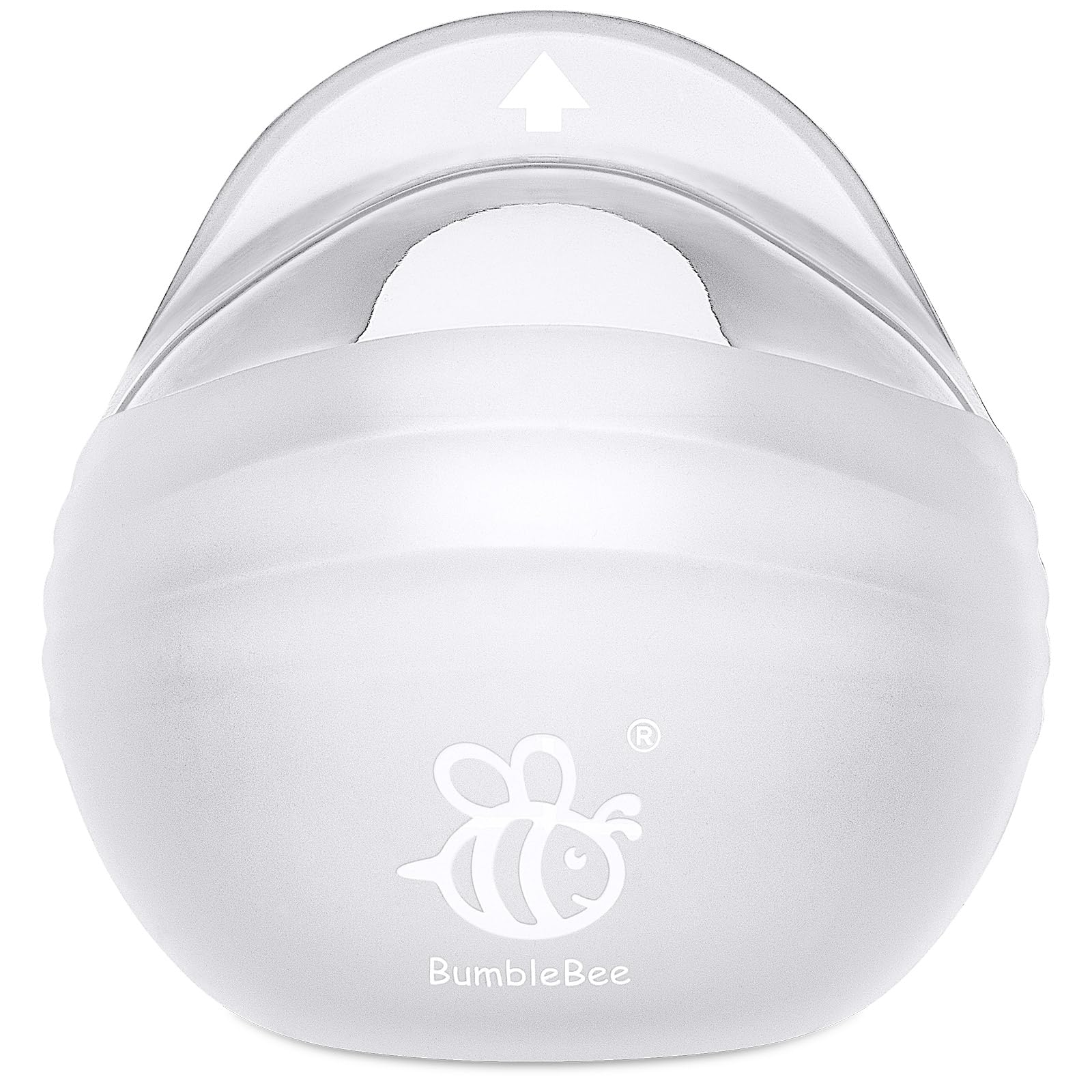 BumbleBee Wearable Milk Collector | Hands-Free, Kick-Proof, Portable Silicone Milk Saver for Breastfeeding Moms | Discreet, Comfortable - 3oz/90ml, 1 Count