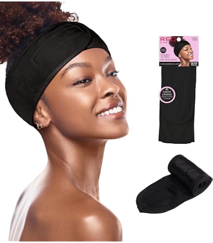 Amazon.com : Hercicy 6 Pcs Satin Spa Hair Wrap Silk Headband  display picture 3