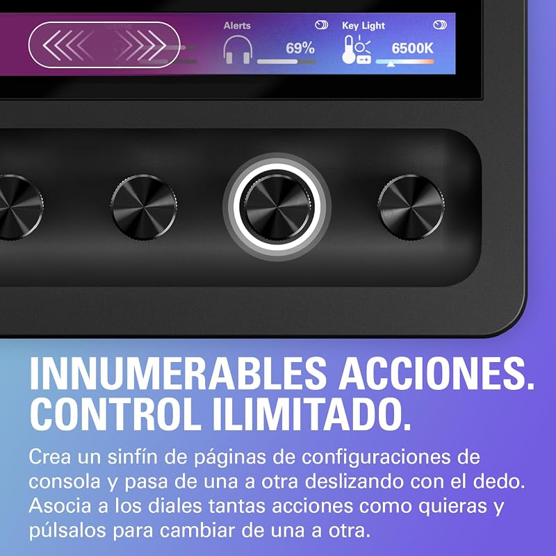 Stream Deck +, mezclador y controlador
