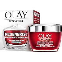 Olay Face Moisturizer, Regenerist Micro-Sculpting Cream for Women, Fragrance-Free - Hydrating, Anti-Aging, Anti-Wrinkle, Firm