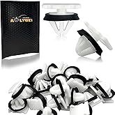 AOLYGEI 50pcs Rocker Panel Moulding Clip 11547581 for GM Chevrolet Buick Cadillac GMC Enclave, for Cadillac CT6 XT5 XTS for G