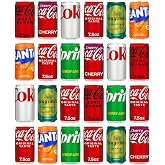 Coca-Cola Variety Pack &ndash; 24 Pack Assorted Mini Soda (7.5 Fl Oz Cans) &ndash; Coke, Cherry Coke, Diet Coke, Coke Zero, Fanta Orange, Seagram&rsquo;s Ginger Ale &amp; Sprite