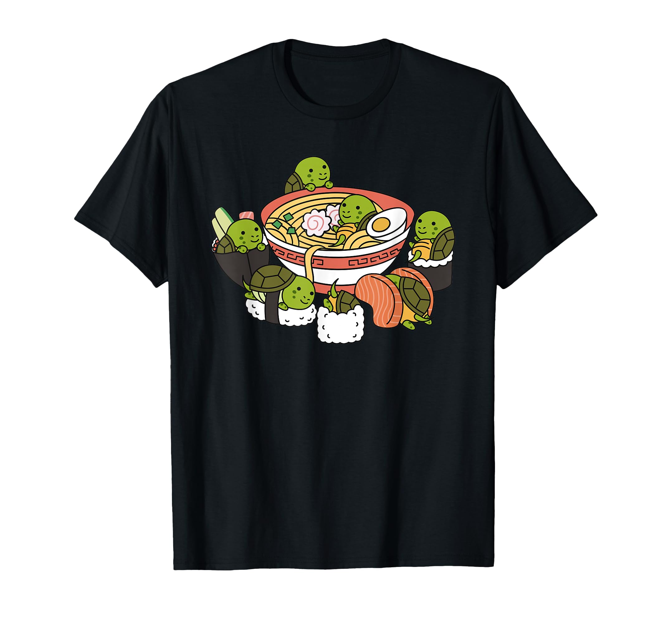 Ramen Sushi Turtle Pet T-Shirt — image 1