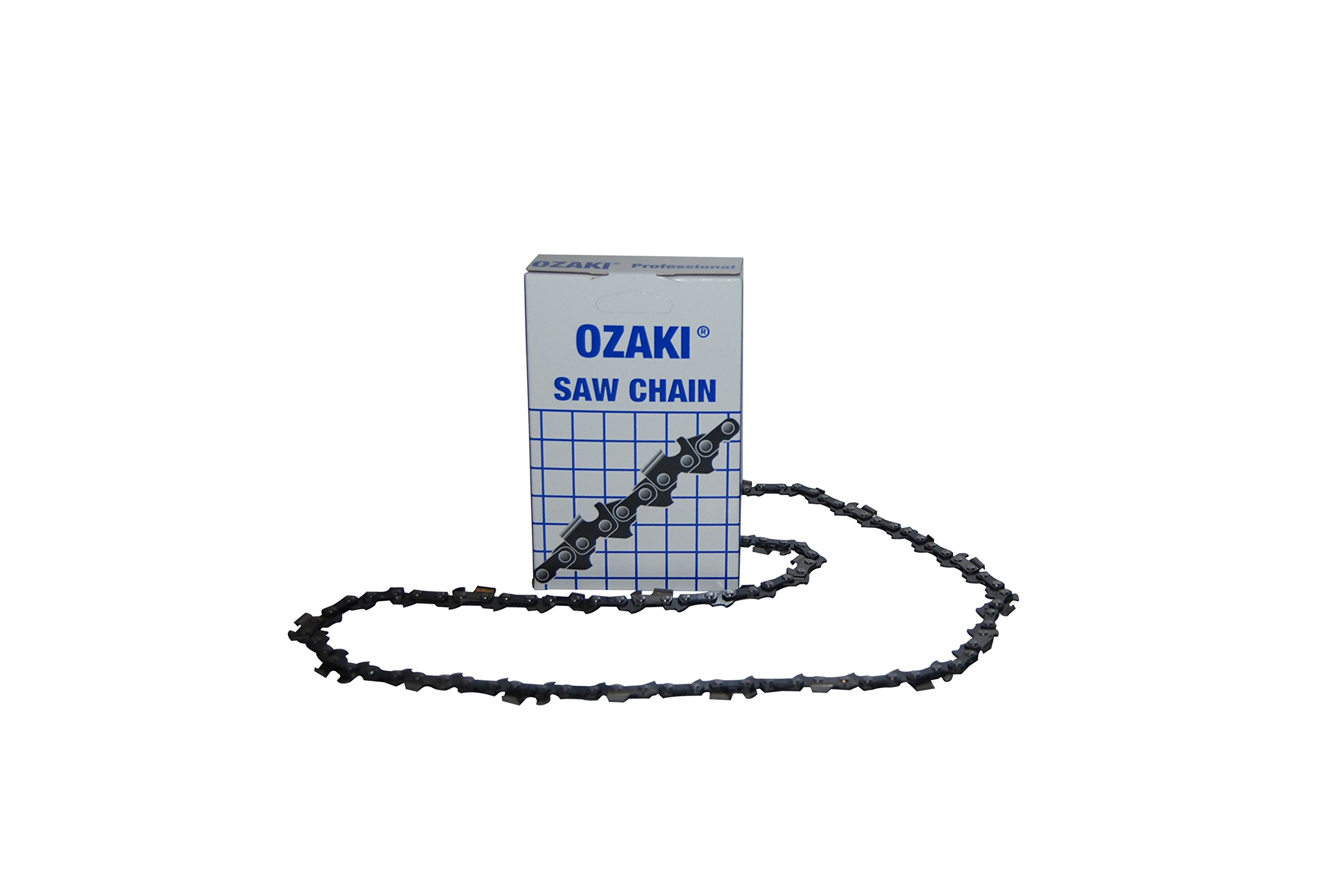 OZAKI - Chainsaw Chain 3/8" LP - 1.3 mm (0.50") Gauge - Semi-Square Gouge Profile - 52 Drives - 35 cm