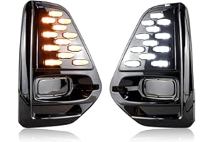 KEEFORTHEWIN LED Front Fog Lights Compatible with Nissan Kicks 2021 2022 Accessories with Amber Sequential Turn Signal/White/Daytime running lights DRL