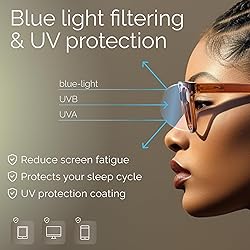 miyya Oversized Blue Light Glasses For