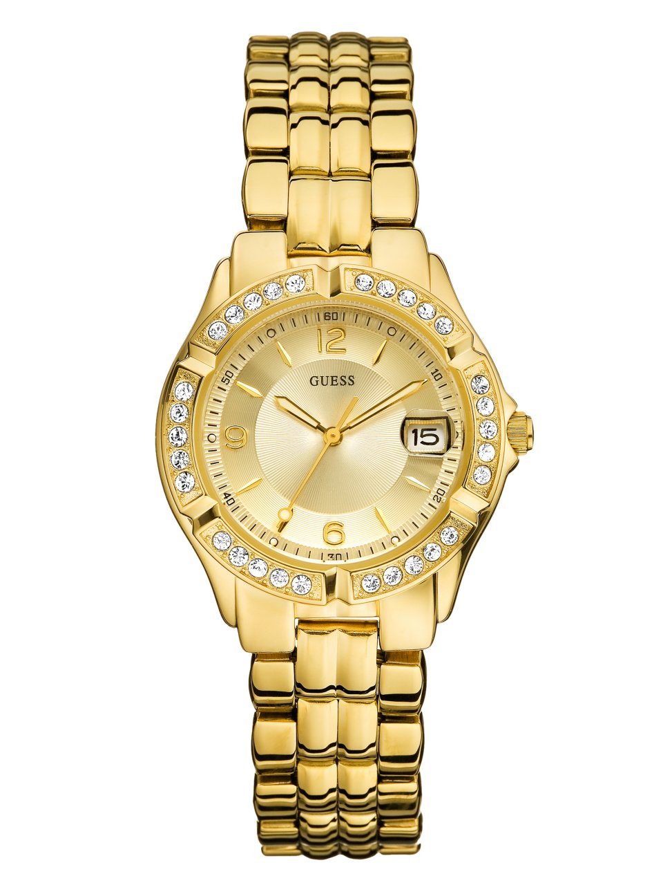 GUESS Women Analog Quartz Watch with Stainless Steel Strap U85110L1