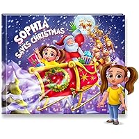 Personalized Kids Story Book Saves Christmas - Custom Christmas Book With Child's Name - Kids Christmas Book