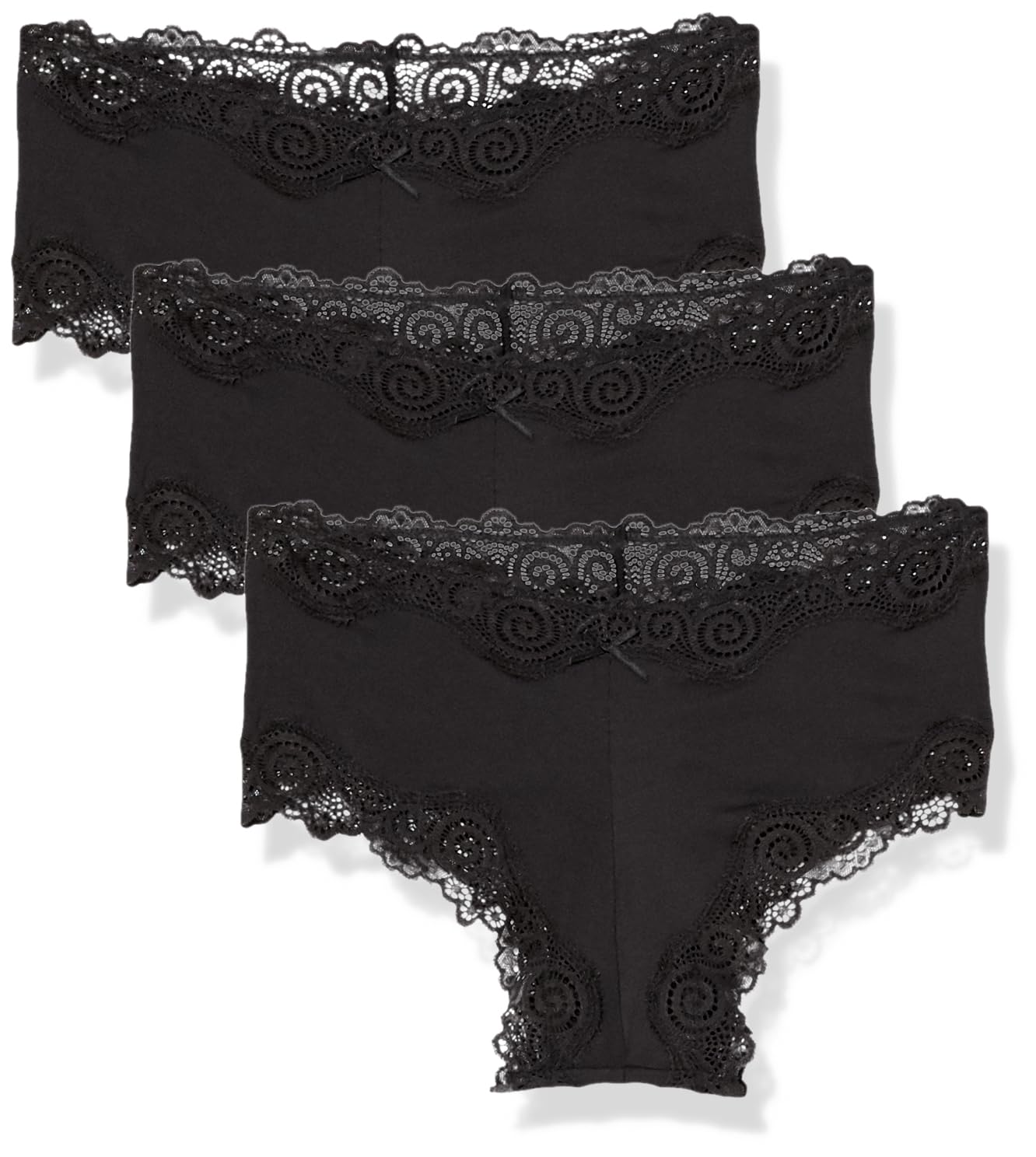 3-Pack Lace Detail Hipster Knitted Panties