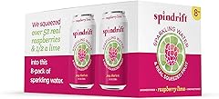 Spindrift Raspberry Lime Sparkling Water, 12 Fl. Oz. Cans (Pack of 8)