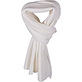Love Cashmere Women's 100% Cashmere Wrap Scarf - hand made in Scotland RRP $350