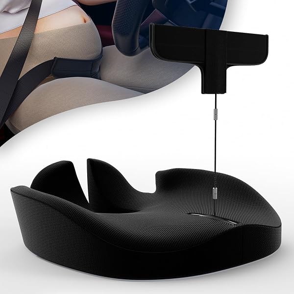 PREGNANCY CAR SEAT CUSHION FOR PREGNANT DRIVERS AND...