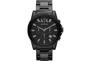 A｜X ARMANI EXCHANGE AX Armani Exchange Chronograph Watch for Men with Leather, Stainless Steel or Silicone Band