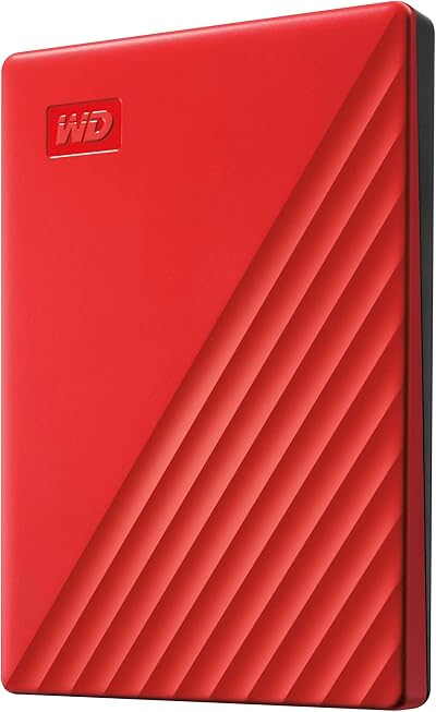 WD 2TB My Passport Portable HDD USB 3.0 Red with Backup Software