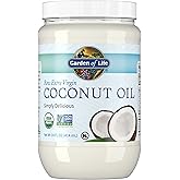 Garden of Life Organic Extra Virgin Coconut Oil - Unrefined Cold Pressed Plant Based Oil for Hair, Skin & Cooking, 14 Fl Oz