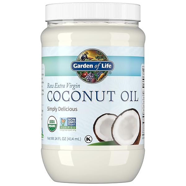 RAW ORGANIC EXTRA VIRGIN COCONUT OIL (14 FLUID...
