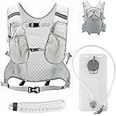 Lsnisni Hydration Vest, Running Hydration Backpack, Lightweight Vest Pack with 2L Water Bladder and 330ml Water Bottle, for Running, Hiking, Trail Race, Mountain Climbing Cycling, Marathon