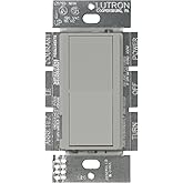 Lutron Claro 15 Amp On/Off 4-Way Switch, CA-4PS-GR, Gray