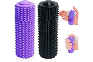 HAOYEGUOJI Little Ouchies Fidget Toy, Spike Roller Toy, Adults Pain stim Fidget Toy, Sensory Toy for Anxiety Relief Skin Picking, Press and Rotate Adults Spiky Sensory Toys, Portable ADHD Toys, Novelty Gifts