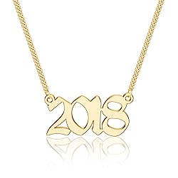 Ursteel 2018 Necklace, Year of Birth, Year of
