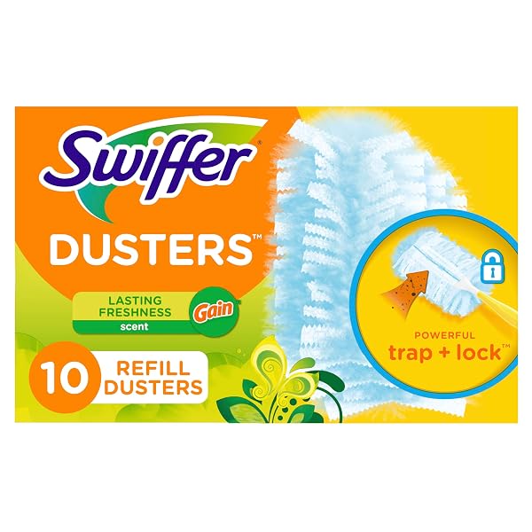 SWIFFER 180 DUSTER, CAR DUSTER REFILLS, GAIN SCENT, 10 COUNT