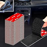 24 Sets Heavy-Duty Hook and Loop Strips with Adhesive Fasteners,Made with 3M VHB,Waterproof Heat-Resistant, for Walls,EZ Passes,Sofa Cushions,Car Floor Mats,Furniture,Carpet and More(3.2''x1.2'')