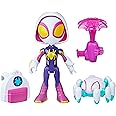 Spidey and His Amazing Friends Web-Spinners Ghost-Spider Action Figure with Accessories, Web-Spinning Accessory, Marvel Toys for Kids, Ages 3 and Up