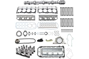 SUSUCAR 5.7 HEMI Cam MDS Lifters Camshaft Kit with Gasket and Timing Chain for 2009-2015 Chrysler 300 Dodge Charger Challenger Durango Jeep Grand Cherokee 5.7L V8 53022372AA