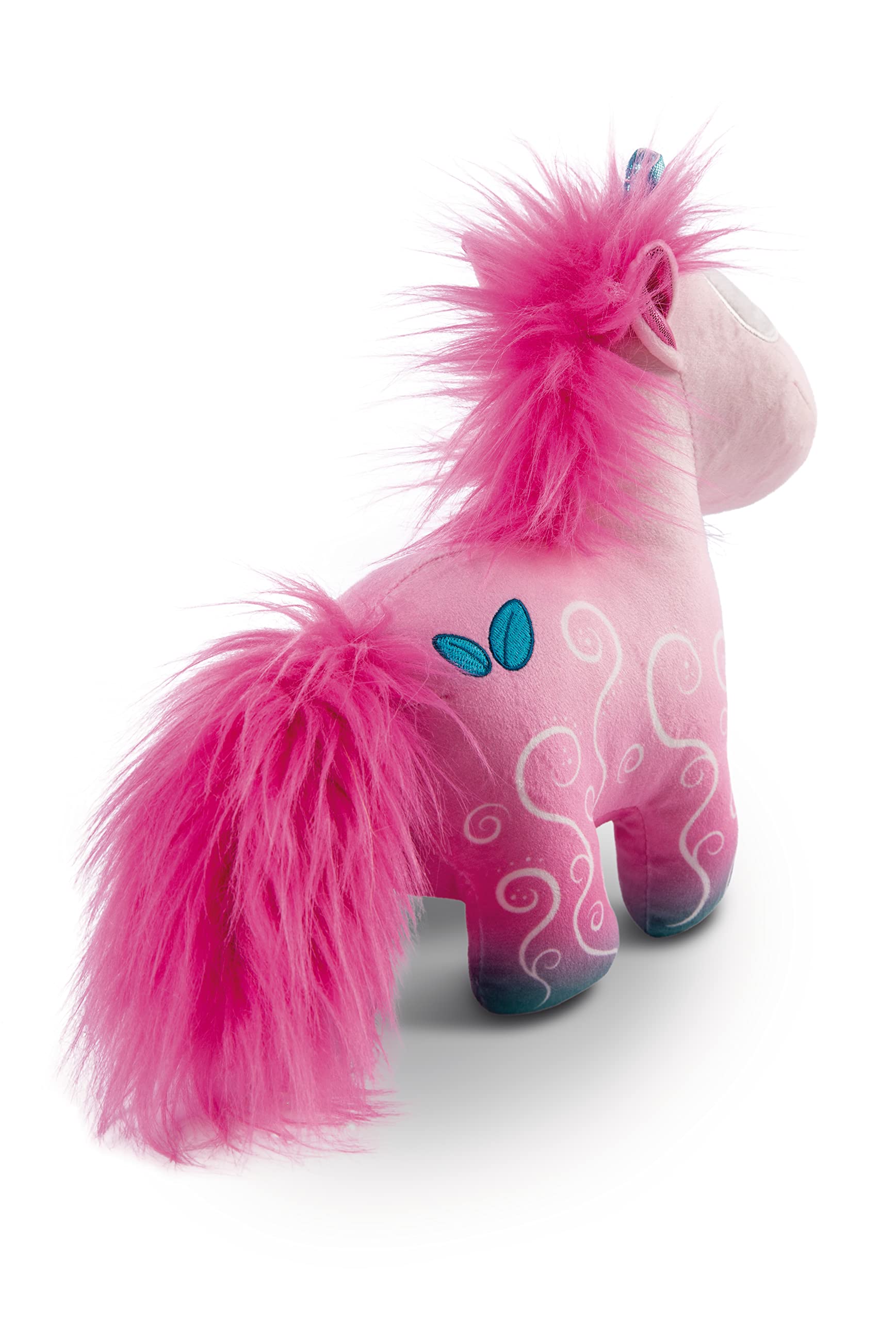 NICI Kuscheltier Einhorn Midnight Floral 22 cm – Stofftier aus weichem Plüsch zum Kuscheln und Spielen, Plüschtier für Kinder & Erwachsene, 49106, tolle Geschenkidee, pink 4