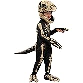 Toddler Dinosaur Skeleton Costume with Skull Headpiece and Clawed Shoe Covers for Halloween | Prehistoric Dino Jumpsuit